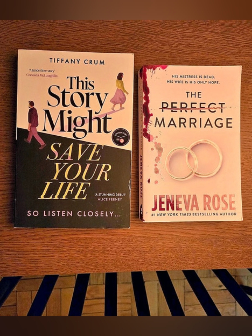 The Perfect Marriage Jeneva Rose & This Story Might Save Your Life Tiffany Crum